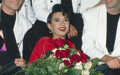 Emilija Kokić 1989. nakon pobjede na Eurosongu