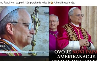 Branimir Glavaš tvrdi da je jako sličan novom papi Lavu XIV., a s čime su se složili i njegovi pratitelji