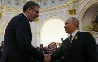 Aleksandar Vučić i Vladimir Putin u Moskvi