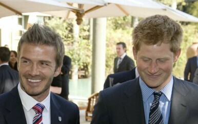 Princ Harry i David Beckham