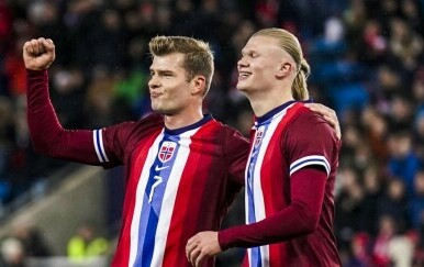Alexander Sorloth i Erling Haaland