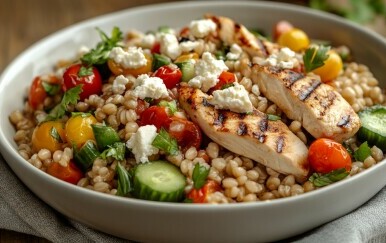 Salata od ječma i piletine