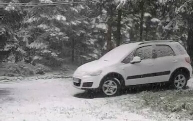 Snijeg pao u dijelovima Srbije