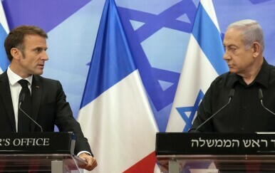 Emmanuel Macron i Benjamin Netanyahu
