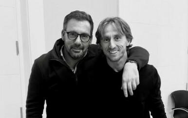 Luka Modrić i prijatelj