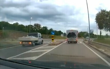 U kružnom toku na Krku vozio u suprotnom smjeru