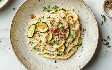 Carbonara s tikvicama