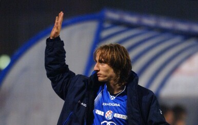 Luka Modrić u dresu Dinama