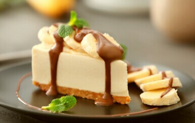 Cheesecake s bananom