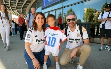Modrićevi navijači u Madridu