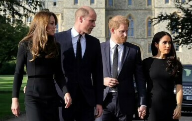 William i Harry sa suprugama - 4