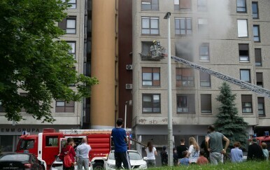 Požar stana u Španskom - 2