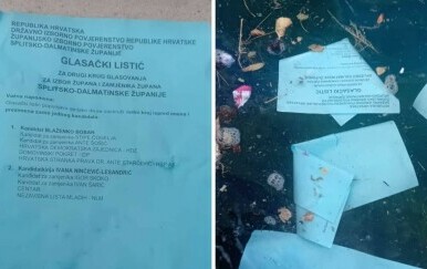 Izborno povjerenstvo komentiralo izborne listiće u moru
