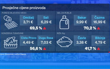Iste proizvode plaćamo i dvostruko više! Poznato u kojim županijama su najviše cijene