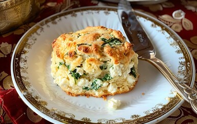 Američke pogačice sa sirom i špinatom recept