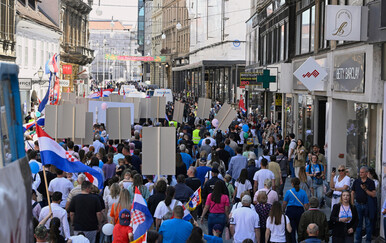 FOTO GALERIJA Povorka "Hoda za život" korača kroz centar Zagreba