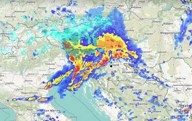 Nevrijeme poharalo Sloveniju, hladna fronta stigla do Hrvatske