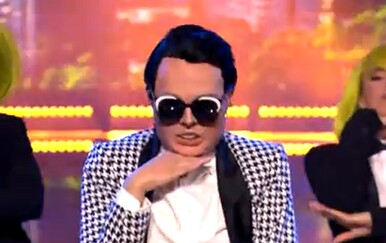Nora Ćurković Zipsy kao Psy u showu Tvoje lice zvuči poznato