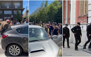 VIDEO Kaos u Srbiji: Pokušao probiti blokadu pa udario umirovljenika