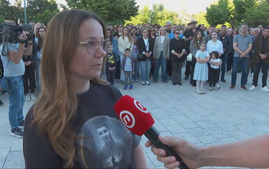 Emotivne poruke na prosvjedu za ubijenog Luku u Drnišu