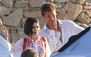 Lily Collins i Lucas Bravo snimljeni su na Mykonosu tijekom snimanja Emily u Parizu