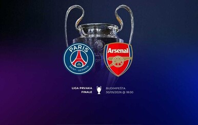 UŽIVO Finale Lige prvaka PSG - Arsenal, prijenos u ranijem terminu