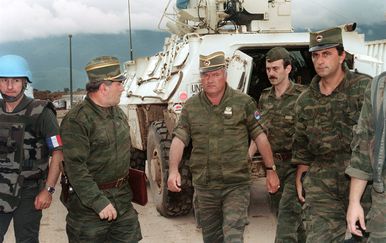 Ratko Mladić u BiH (Foto: AFP)