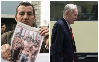 Fikret Alić i Ratko Mladić (Foto: AFP)