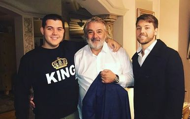 Viktor, Boba i Stefan Živojinović (FOTO: Instagram)
