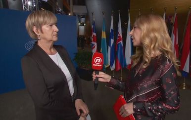 Ruža Tomašić, zastupnica u Europskom parlamentu, i Katarina Alvir (Foto: Dnevnik.hr)