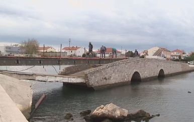 Obnova mosta u Ninu (Foto: Dnevnik.hr)