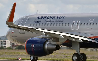 Zrakoplov ruske kompanije Aeroflot/Ilustracija (Foto: AFP)