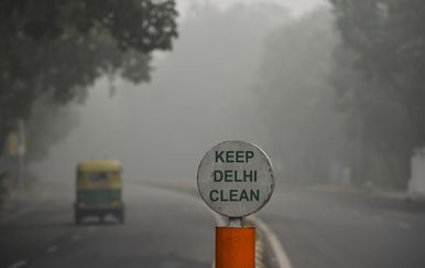 Smog u New Delhiju (Foto: AFP) - 4