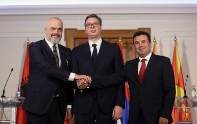 Vučić, Zaev i Rama dogovorili balkanski schengen (Foto: AFP)