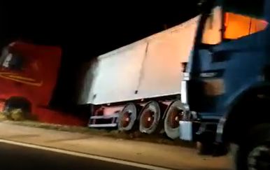 Kamion sletio s ceste na zagrebačkoj obilaznici