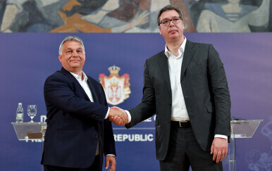 Mađarski premijer Viktor Orbán i predsjednik Srbije Aleksandar Vučić