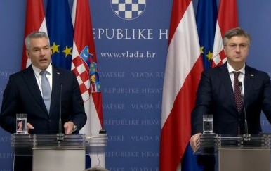 Karlo Nehammer i Andrej Plenković