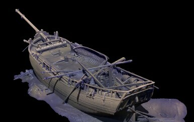 3D prikaz jedne od pronađenih brodskih olupina
