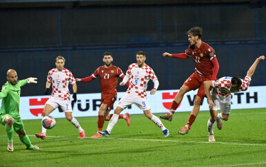 Gol Budimira za 1:0 Hrvatske protiv Armenije