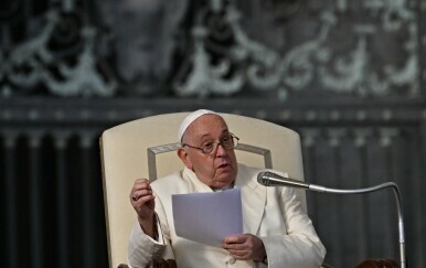 Papa Franjo na audijenciji