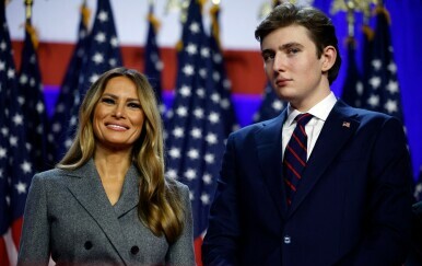 Melania i Barron Trump