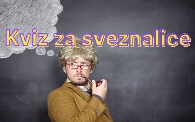 Čovjek koji zna sve i natpis kviza