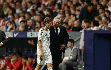 Modrić i Ancelotti