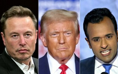 Elon Musk, Donald Trump i Vivek Ramaswamy