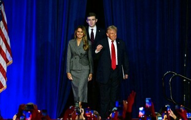 Melania, Donald i Barron Trump