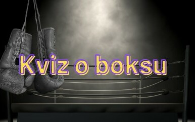 Boksački ring i rukavice uz naslov kviza