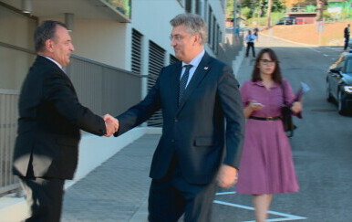 Vili Beroš i Andrej Plenković