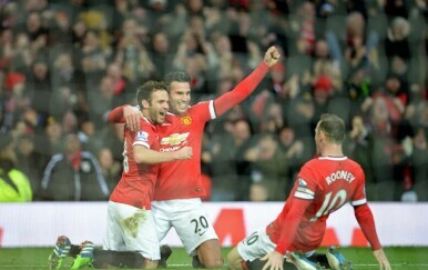 Juan Mata, Robin van Persie i Wayne Rooney