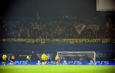 Navijači Borussije Dortmund na Maksimiru