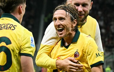 Luka Modrić oduševio igrom na utakmici Milan - Roma 1:0